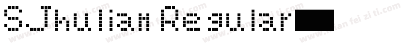 SJhulian Regular字体转换